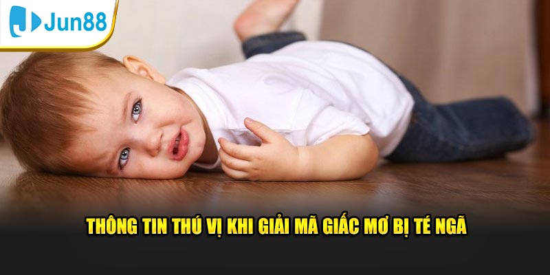 Thông tin thú vị khi giải mã giấc mơ bị té ngã